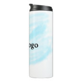 Eenvoudig minimaal elegant aangepast logo thermosbeker (Geroteerd rechts)