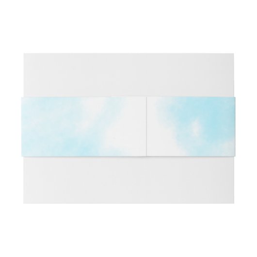 Eenvoudig minimaal elegant aangepast logo uitnodigingen wikkel (Achterkant Voorbeeld)