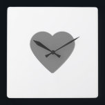 Eenvoudig minimaal elegant aangepast logo vierkante klok<br><div class="desc">Ontwerp</div>