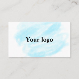 Eenvoudig minimaal elegant aangepast logo visitekaartje