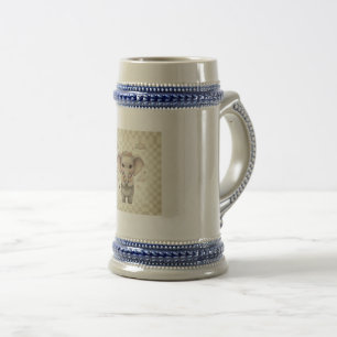 Eenvoudig minimaal elegant bedankt elegant aangepa bierpul