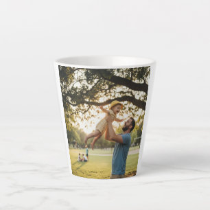 Eenvoudig minimaal elegant bedankt elegant aangepa latte mok