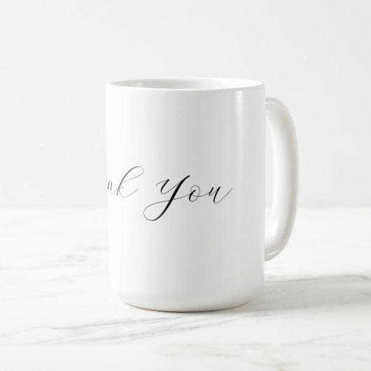 Eenvoudig minimaal elegant dankzij elegant aangepa koffiemok (Voorkant rechts)