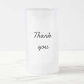 Eenvoudig minimaal elegant dankzij elegant aangepa matglas bierpul (Center)