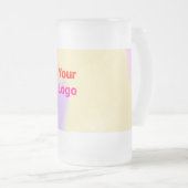 Eenvoudig minimaal elegant dankzij elegant aangepa matglas bierpul (Voorkant rechts)