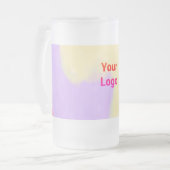 Eenvoudig minimaal elegant dankzij elegant aangepa matglas bierpul (Voorkant links)