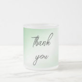 Eenvoudig minimaal elegant dankzij elegant aangepa matglas koffiemok (Center)