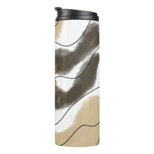 Eenvoudig minimaal elegant dankzij elegant aangepa thermosbeker (Geroteerd rechts)