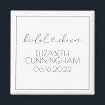 Eenvoudig minimaal elegant grafisch Vrijgezellenfe Magneet<br><div class="desc">Dit eenvoudige en moderne ontwerp bestaat uit sans serif en speels cursieve typografie met doedelharten. Ideaal voor een bruiloft vrijgezellenfeest feest.</div>
