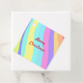 Eenvoudig minimaal elegant kerstcadeau label (In situ)