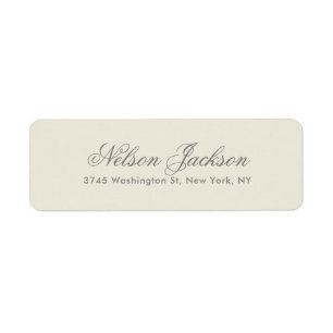 Eenvoudig Minimaal Elegant Modern Pastel Etiket