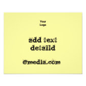 eenvoudig minimaal elegant voeg uw Poster van de l (Voorkant)