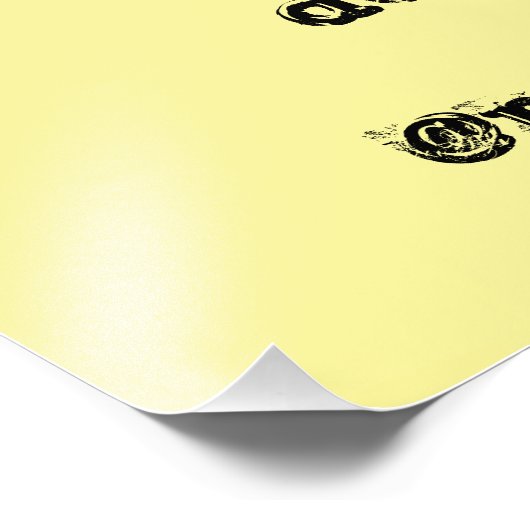 eenvoudig minimaal elegant voeg uw Poster van de l (Hoek)