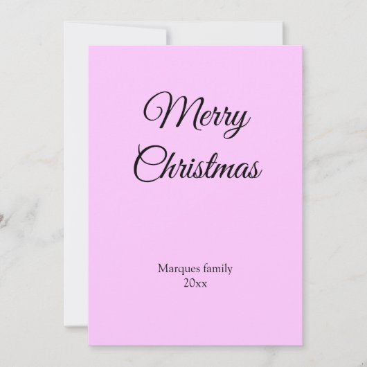 Eenvoudig minimaal elegant voor jouw tekst kerst (Voorkant)