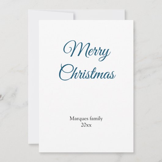 Eenvoudig minimaal elegant voor jouw tekst kerst (Voorkant)