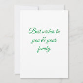 Eenvoudig minimaal elegant voor jouw tekst kerst (Achterkant)