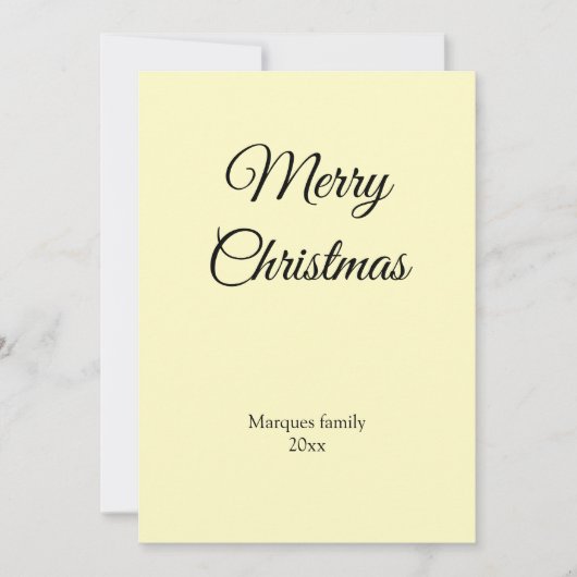 Eenvoudig minimaal elegant voor jouw tekst kerst (Voorkant)