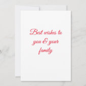 Eenvoudig minimaal elegant voor jouw tekst kerst (Achterkant)