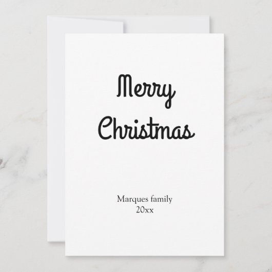 Eenvoudig minimaal elegant voor jouw tekst kerst (Voorkant)