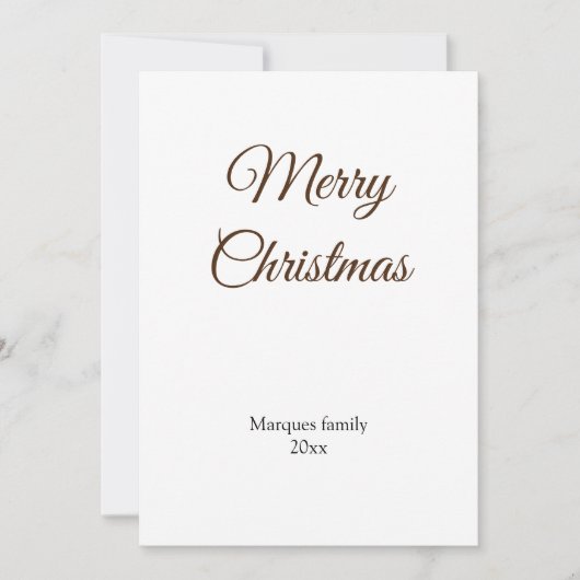 Eenvoudig minimaal elegant voor jouw tekst kerst (Voorkant)