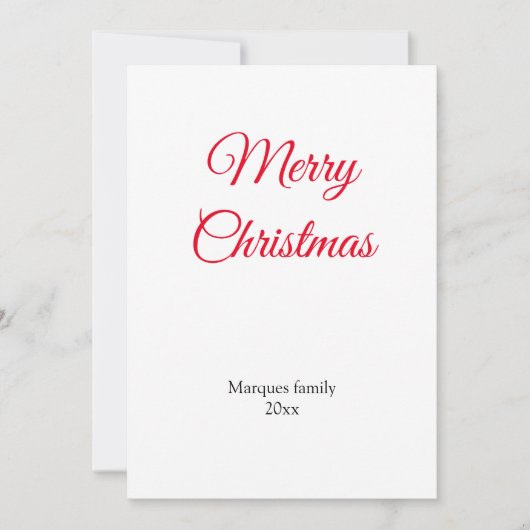 Eenvoudig minimaal elegant voor jouw tekst kerst (Voorkant)