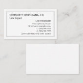 Eenvoudig, minimaal en eenvoudig Visitekaartje (Voorkant / Achterkant)