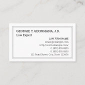 Eenvoudig, minimaal en eenvoudig Visitekaartje (Voorkant)