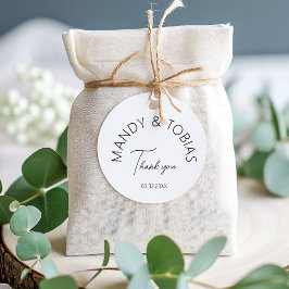 Eenvoudig, minimaal handschrift Bruiloft Rubberstempel