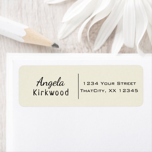 Eenvoudig, minimaal, informeel Casual beige reinig Etiket (Insitu)