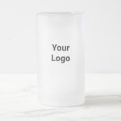 eenvoudig minimaal jouw naam MONOGRAM GROOMSME toe Matglas Bierpul (Center)