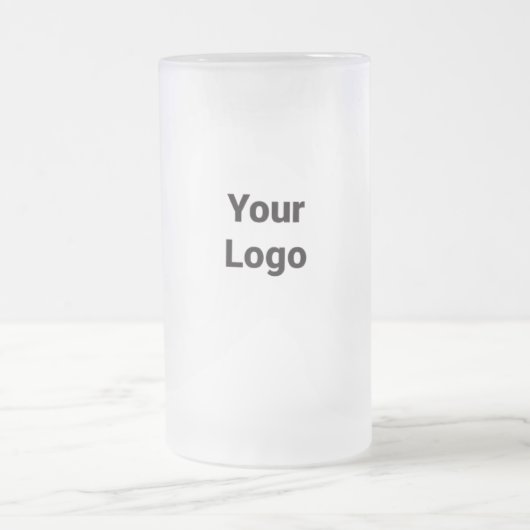 eenvoudig minimaal jouw naam MONOGRAM GROOMSME toe Matglas Bierpul (Center)