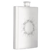 eenvoudig minimaal jouw naam MONOGRAM GROOMSMEN Fl Flacon (Rechts)