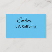 Eenvoudig minimaal jouw naam tekst plaatsen stadsa visitekaartje (Achterkant)