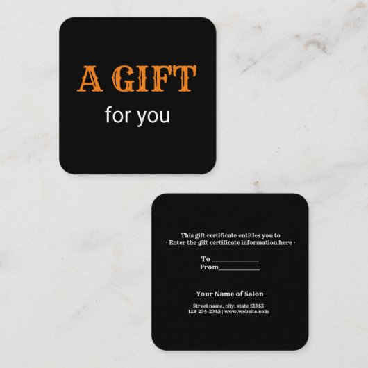 eenvoudig minimaal jouw naam tekstadres logo dis t contactkaartje (Voorkant / Achterkant)