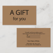 eenvoudig minimaal jouw naam tekstadres logo dis t contactkaartje (Voorkant / Achterkant)