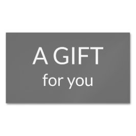 eenvoudig minimaal jouw naam tekstadres logo dis t magnetisch visitekaartje