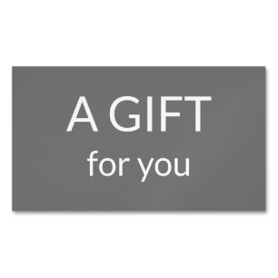 eenvoudig minimaal jouw naam tekstadres logo dis t magnetisch visitekaartje