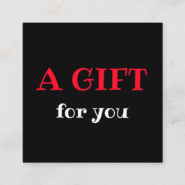 eenvoudig minimaal jouw naam tekstadres logo dis t vierkante visitekaartje