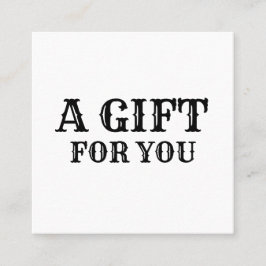 eenvoudig minimaal jouw naam tekstadres logo dis t vierkante visitekaartje