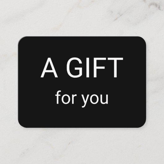 eenvoudig minimaal jouw naam tekstadres logo dis t visitekaartje (Voorkant)