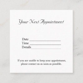 eenvoudig minimaal jouw namen tekst afbeeldingen b afsprakenkaartje