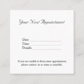 eenvoudig minimaal jouw namen tekst afbeeldingen b afsprakenkaartje (Voorkant)