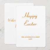 eenvoudig minimaal jouw tekst easter toevoegen (Voorkant / Achterkant)