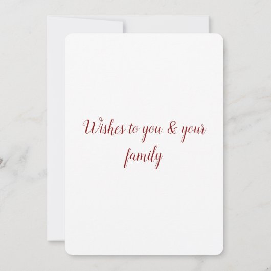 eenvoudig minimaal jouw tekst easter toevoegen bedankkaart (Achterkant)