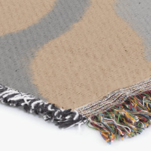 eenvoudig minimaal jouw tekst monogram foto toevoe deken