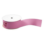 eenvoudig minimaal jouw tekst monogram naam satin  grosgrain lint (Spoel)
