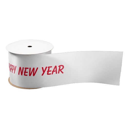 eenvoudig minimaal jouw tekst monogram naam satin  satijnen lint (Spoel)