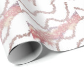 eenvoudig minimaal jouw tekst monogram naam wrappi cadeaupapier (Rol Hoek)