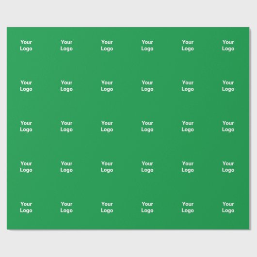 eenvoudig minimaal jouw tekst monogram naam wrappi cadeaupapier (Vlak)