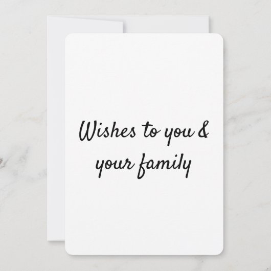 eenvoudig minimaal jouw tekst Thanksgiving toevoeg Bedankkaart (Achterkant)